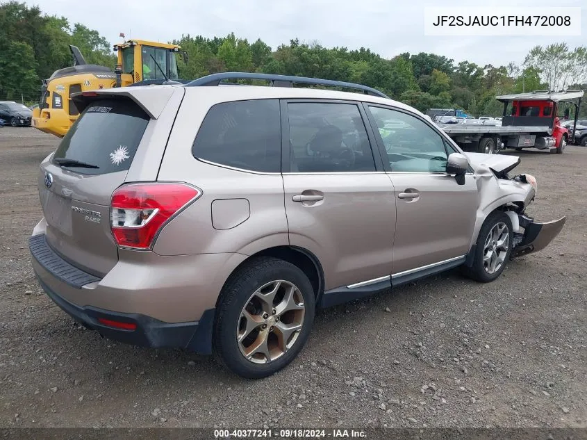 JF2SJAUC1FH472008 2015 Subaru Forester 2.5I Touring