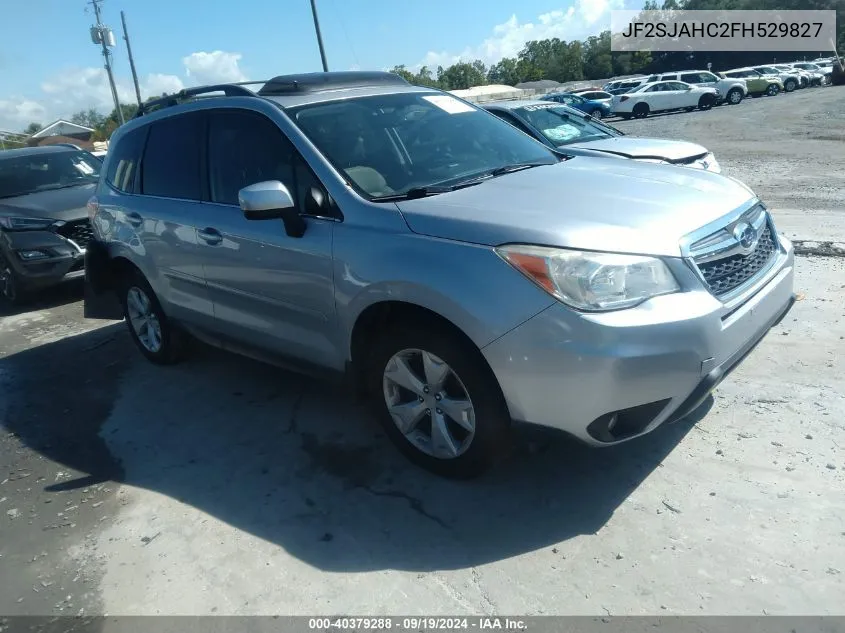 2015 Subaru Forester 2.5I Limited VIN: JF2SJAHC2FH529827 Lot: 40379288