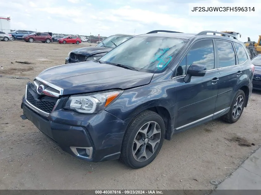 2015 Subaru Forester 2.0Xt Touring VIN: JF2SJGWC3FH596314 Lot: 40387616