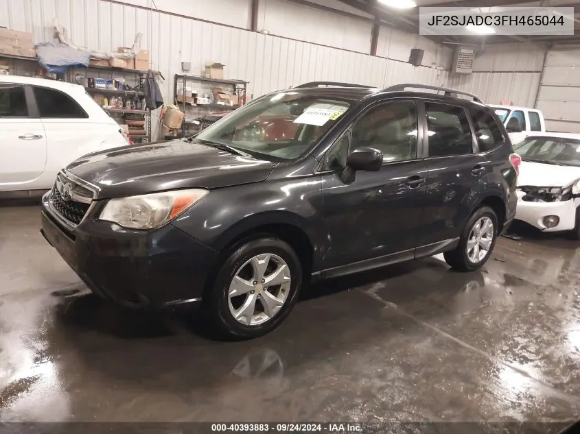 2015 Subaru Forester 2.5I Premium VIN: JF2SJADC3FH465044 Lot: 40393883