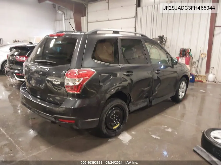 JF2SJADC3FH465044 2015 Subaru Forester 2.5I Premium