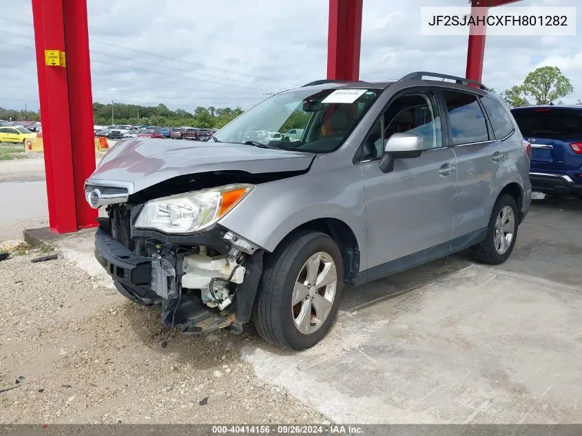 2015 Subaru Forester 2.5I Limited VIN: JF2SJAHCXFH801282 Lot: 40414156