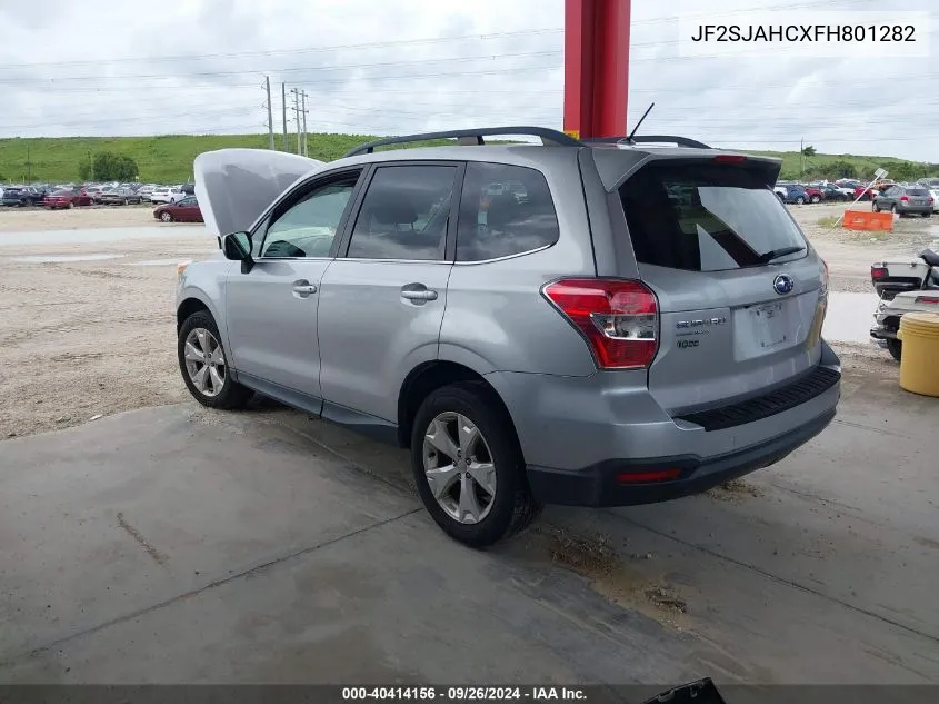 JF2SJAHCXFH801282 2015 Subaru Forester 2.5I Limited