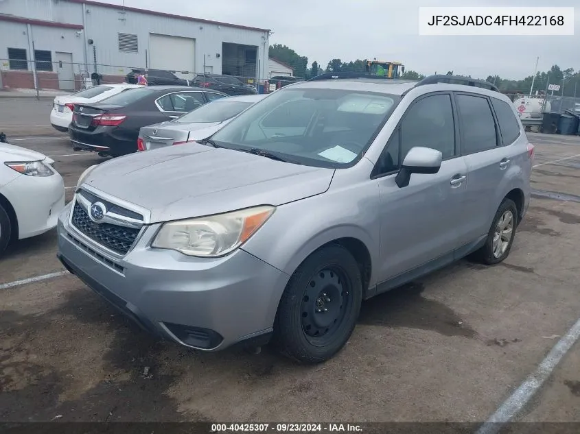 JF2SJADC4FH422168 2015 Subaru Forester 2.5I Premium