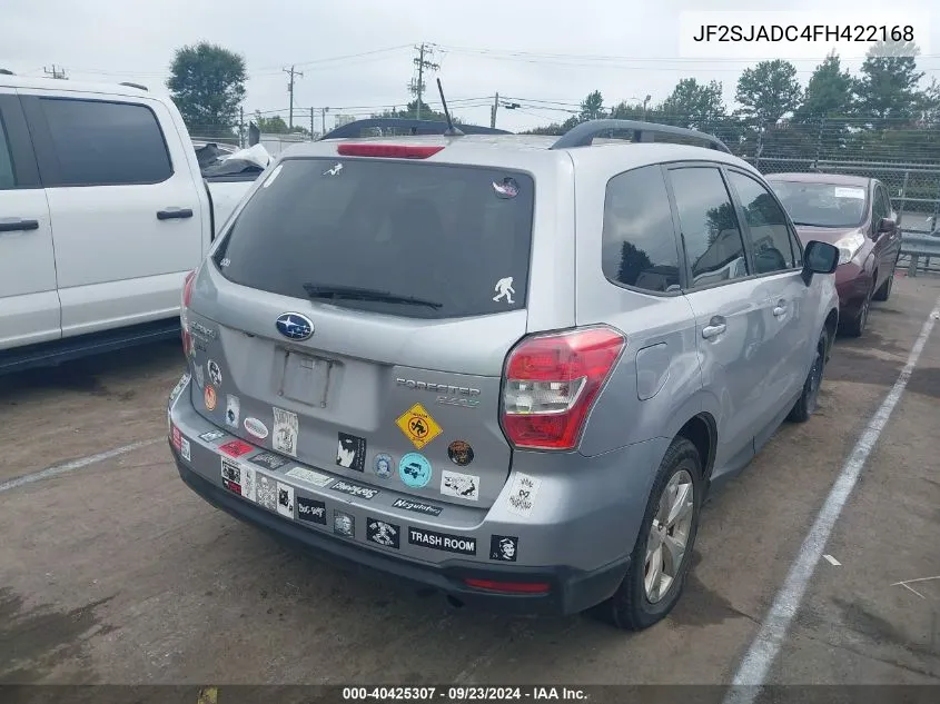 JF2SJADC4FH422168 2015 Subaru Forester 2.5I Premium