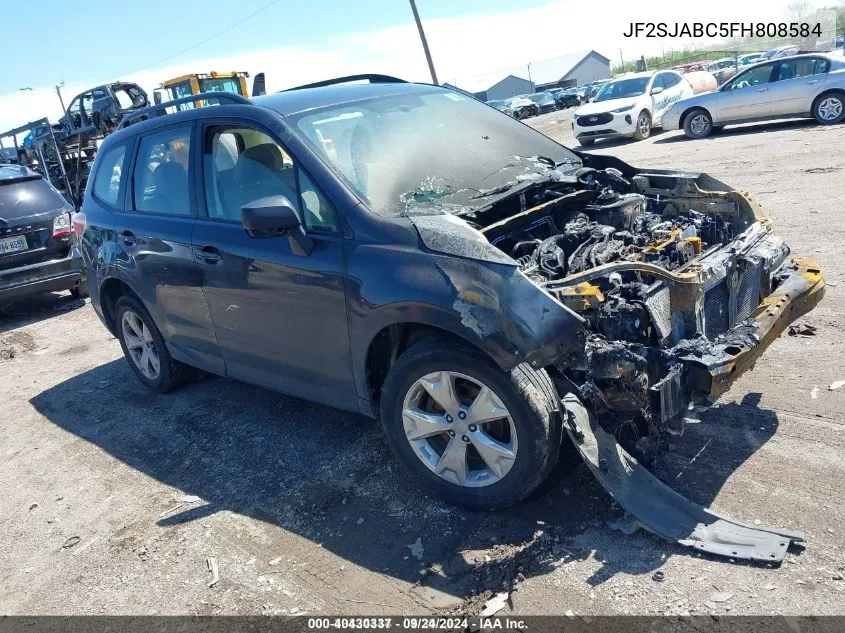 2015 Subaru Forester 2.5I VIN: JF2SJABC5FH808584 Lot: 40430337