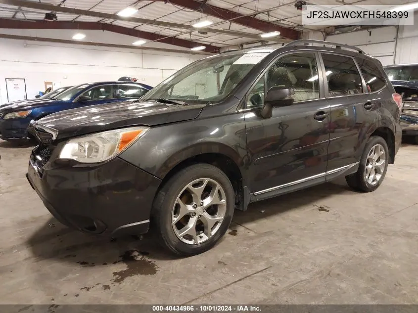 2015 Subaru Forester 2.5I Touring VIN: JF2SJAWCXFH548399 Lot: 40434986