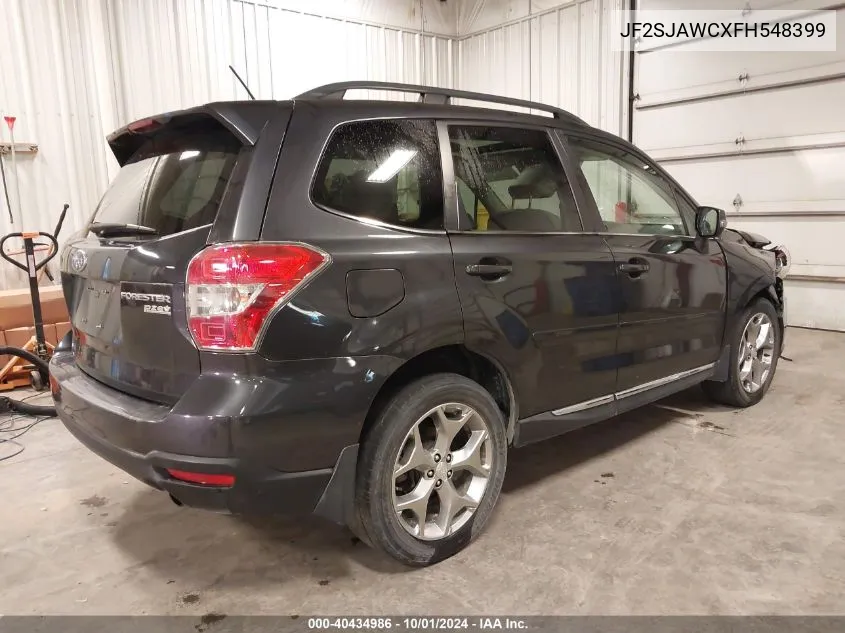 JF2SJAWCXFH548399 2015 Subaru Forester 2.5I Touring