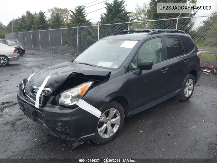 2015 Subaru Forester 2.5I Premium VIN: JF2SJADCXFH469009 Lot: 40446374