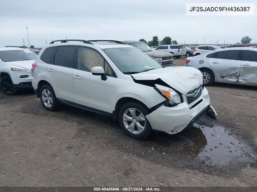 JF2SJADC9FH436387 2015 Subaru Forester 2.5I Premium