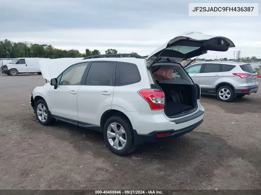 JF2SJADC9FH436387 2015 Subaru Forester 2.5I Premium