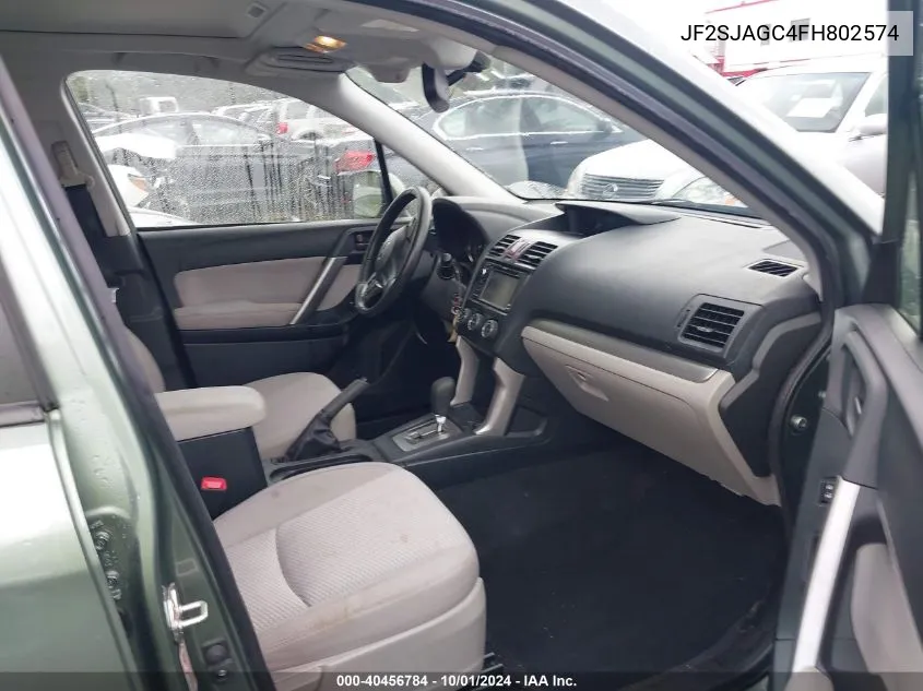 JF2SJAGC4FH802574 2015 Subaru Forester 2.5I Premium