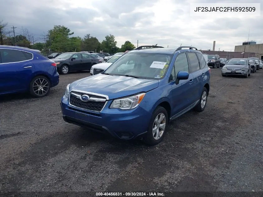 JF2SJAFC2FH592509 2015 Subaru Forester 2.5I Premium