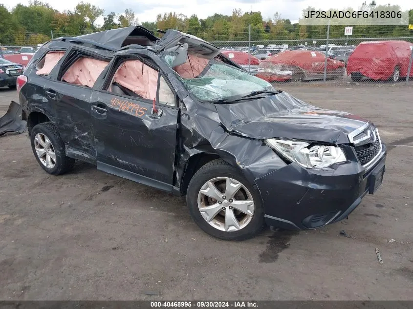 2015 Subaru Forester 2.5I Premium VIN: JF2SJADC6FG418306 Lot: 40468995