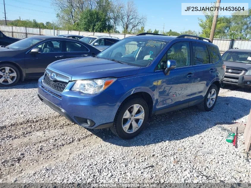 2015 Subaru Forester 2.5I Limited VIN: JF2SJAHC7FH453604 Lot: 40491264