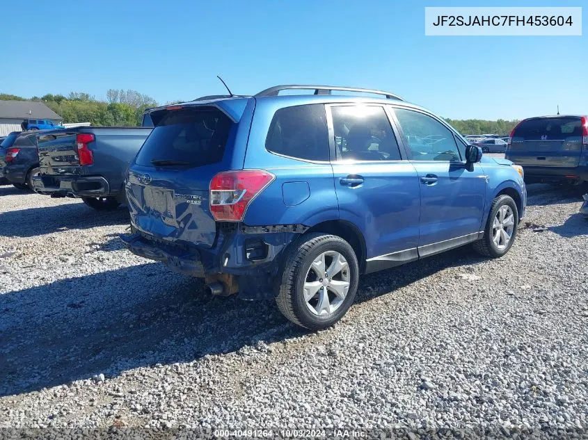 2015 Subaru Forester 2.5I Limited VIN: JF2SJAHC7FH453604 Lot: 40491264