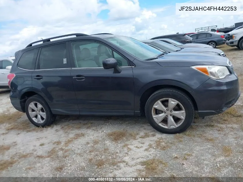 2015 Subaru Forester 2.5I Limited VIN: JF2SJAHC4FH442253 Lot: 40501832