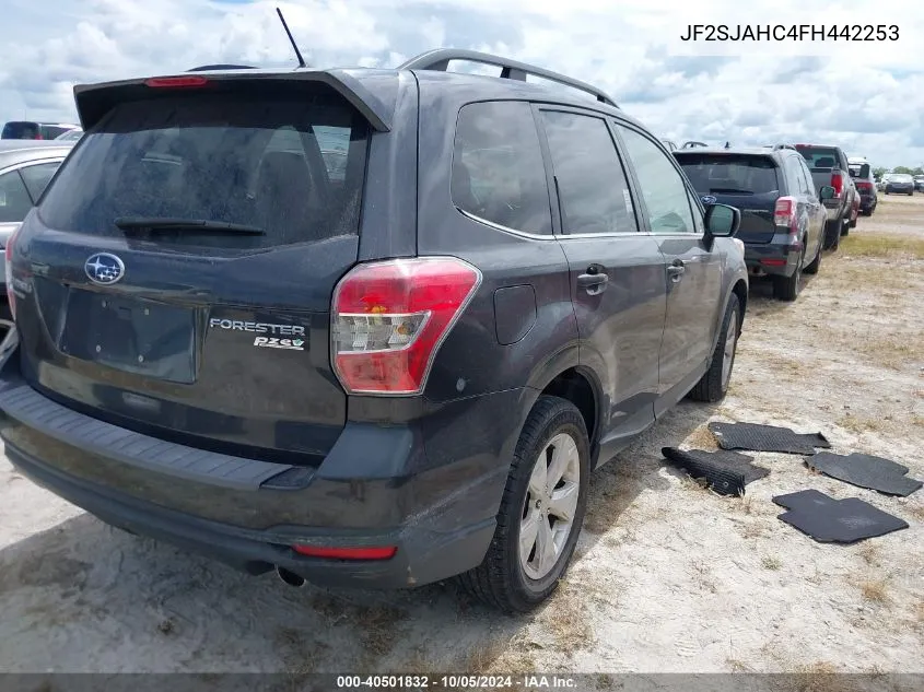 2015 Subaru Forester 2.5I Limited VIN: JF2SJAHC4FH442253 Lot: 40501832