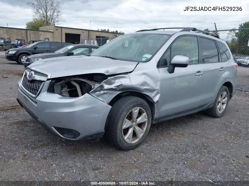 2015 Subaru Forester 2.5I Premium VIN: JF2SJADC4FH529236 Lot: 40506588