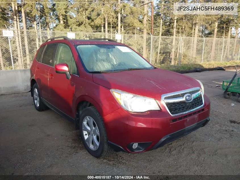 2015 Subaru Forester 2.5I Limited VIN: JF2SJAHC5FH489369 Lot: 40515187