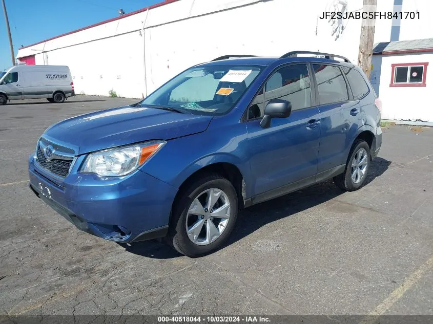 2015 Subaru Forester 2.5I VIN: JF2SJABC5FH841701 Lot: 40518044