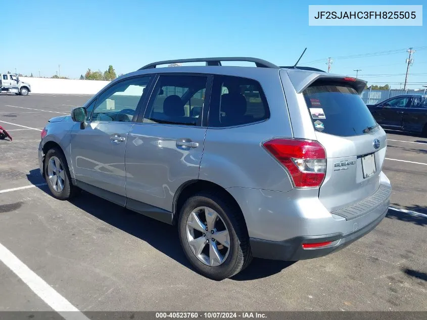 JF2SJAHC3FH825505 2015 Subaru Forester 2.5I Limited