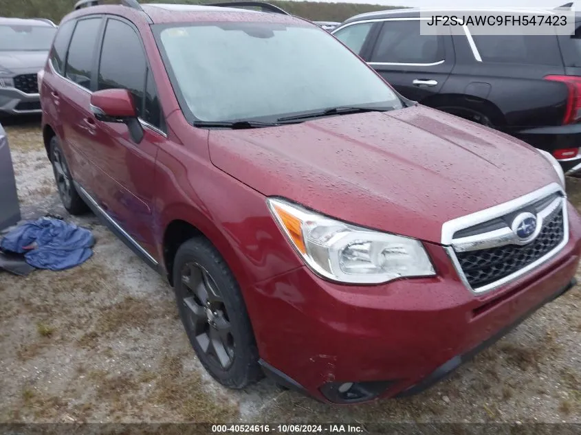 JF2SJAWC9FH547423 2015 Subaru Forester 2.5I Touring