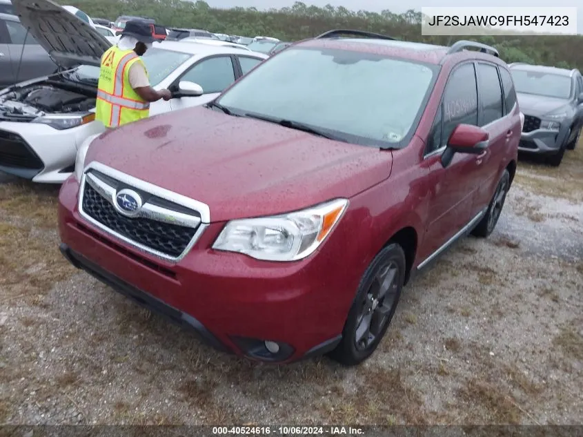 2015 Subaru Forester 2.5I Touring VIN: JF2SJAWC9FH547423 Lot: 40524616