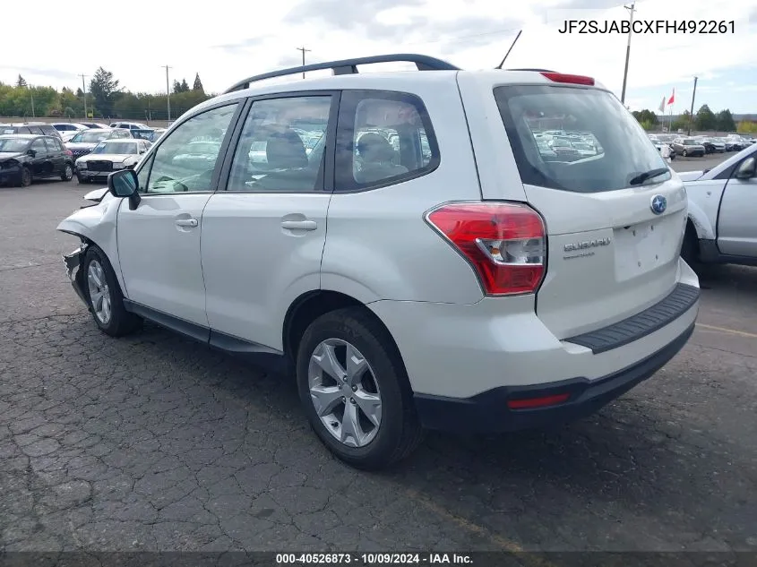 JF2SJABCXFH492261 2015 Subaru Forester 2.5I