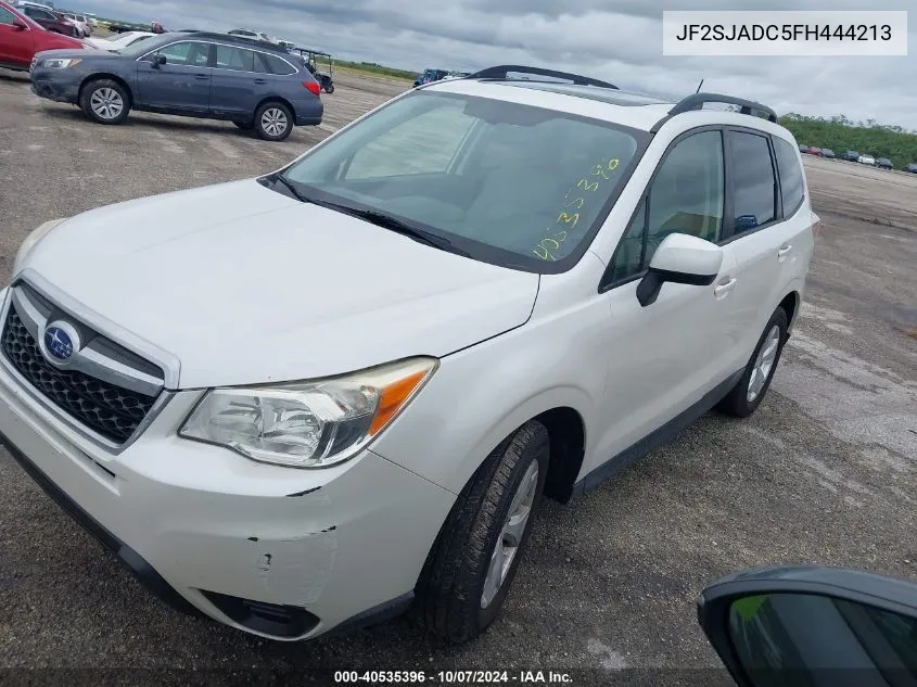 2015 Subaru Forester 2.5I Premium VIN: JF2SJADC5FH444213 Lot: 40535396