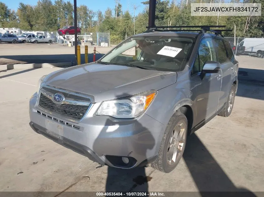 2015 Subaru Forester 2.5I Touring VIN: JF2SJAWCXFH834172 Lot: 40535404