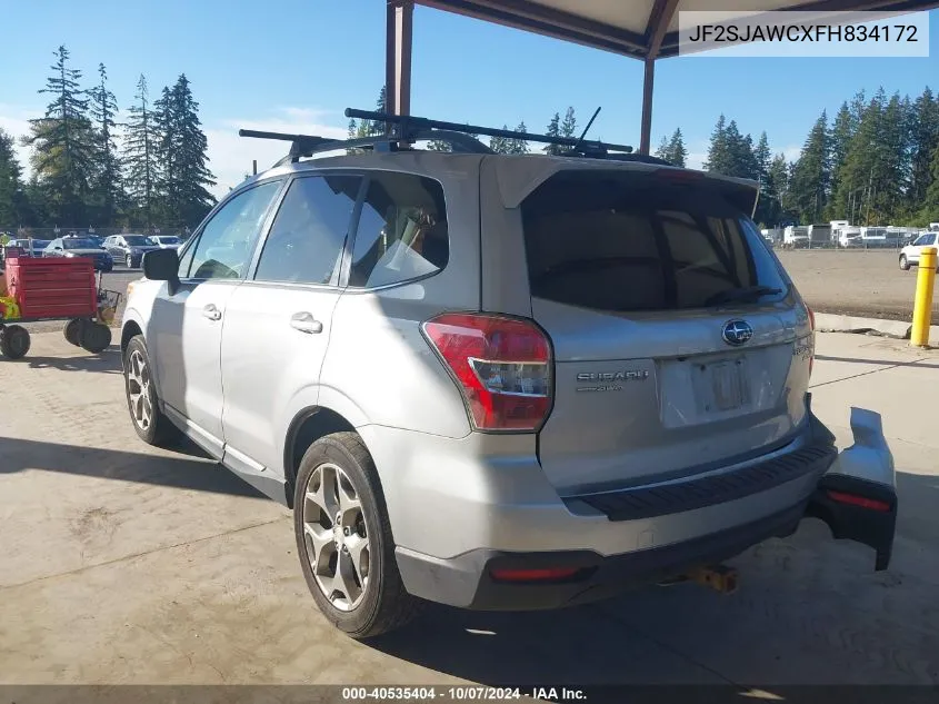 JF2SJAWCXFH834172 2015 Subaru Forester 2.5I Touring