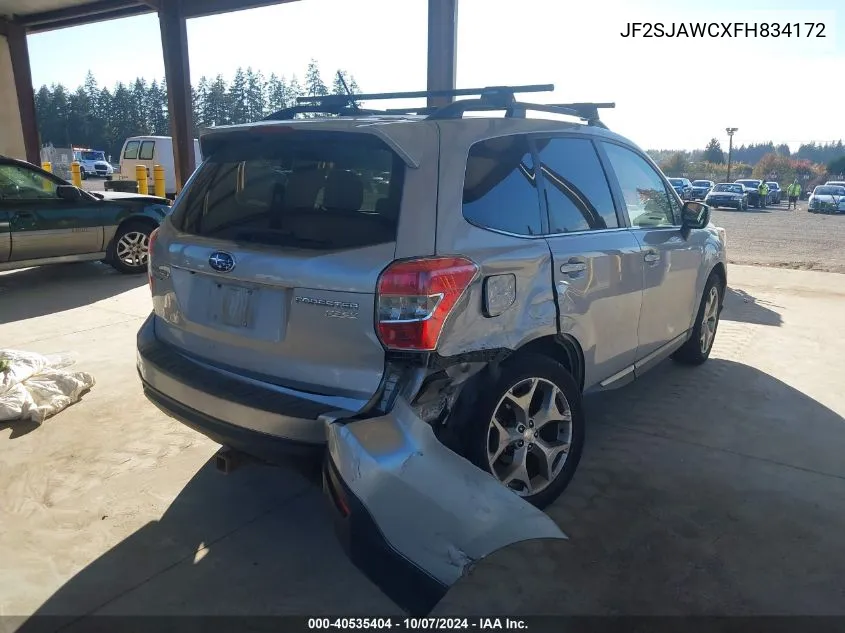 2015 Subaru Forester 2.5I Touring VIN: JF2SJAWCXFH834172 Lot: 40535404