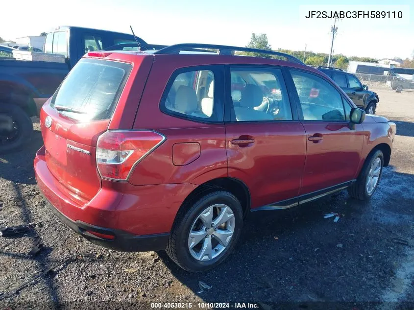 JF2SJABC3FH589110 2015 Subaru Forester 2.5I