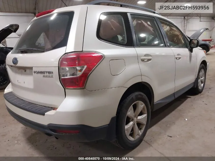 JF2SJABC2FH593956 2015 Subaru Forester 2.5I