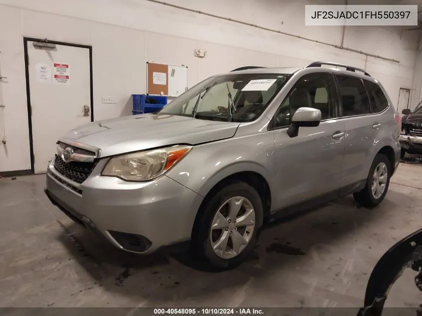 JF2SJADC1FH550397 2015 Subaru Forester 2.5I Premium