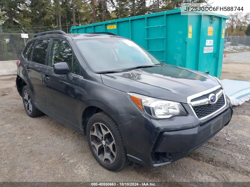 2015 Subaru Forester 2.0Xt Premium VIN: JF2SJGDC6FH588744 Lot: 40550663