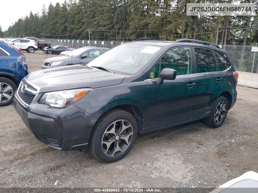 2015 Subaru Forester 2.0Xt Premium VIN: JF2SJGDC6FH588744 Lot: 40550663