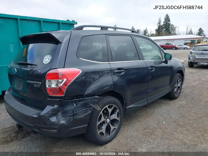 2015 Subaru Forester 2.0Xt Premium VIN: JF2SJGDC6FH588744 Lot: 40550663