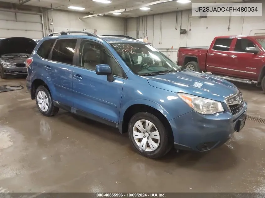 2015 Subaru Forester 2.5I Premium VIN: JF2SJADC4FH480054 Lot: 40555996