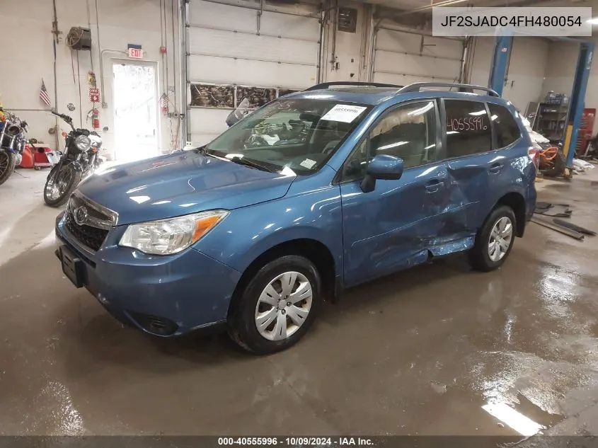 2015 Subaru Forester 2.5I Premium VIN: JF2SJADC4FH480054 Lot: 40555996