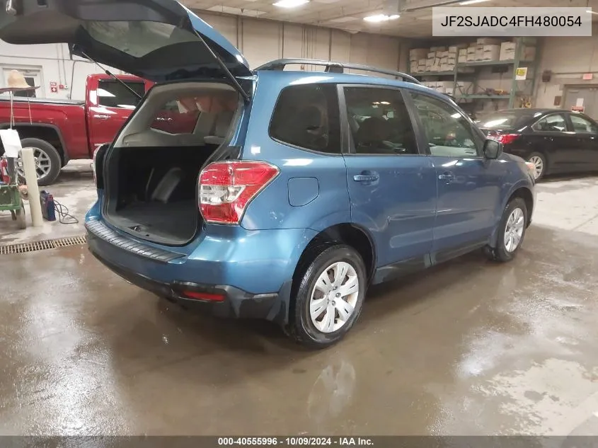 2015 Subaru Forester 2.5I Premium VIN: JF2SJADC4FH480054 Lot: 40555996