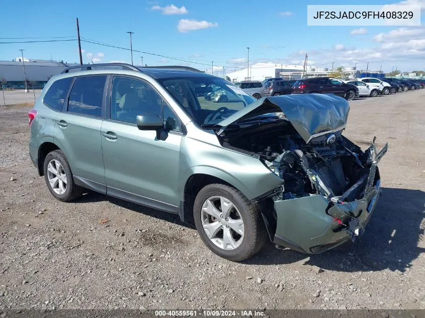 2015 Subaru Forester 2.5I Premium VIN: JF2SJADC9FH408329 Lot: 40559561