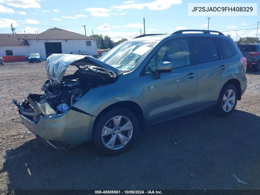 2015 Subaru Forester 2.5I Premium VIN: JF2SJADC9FH408329 Lot: 40559561