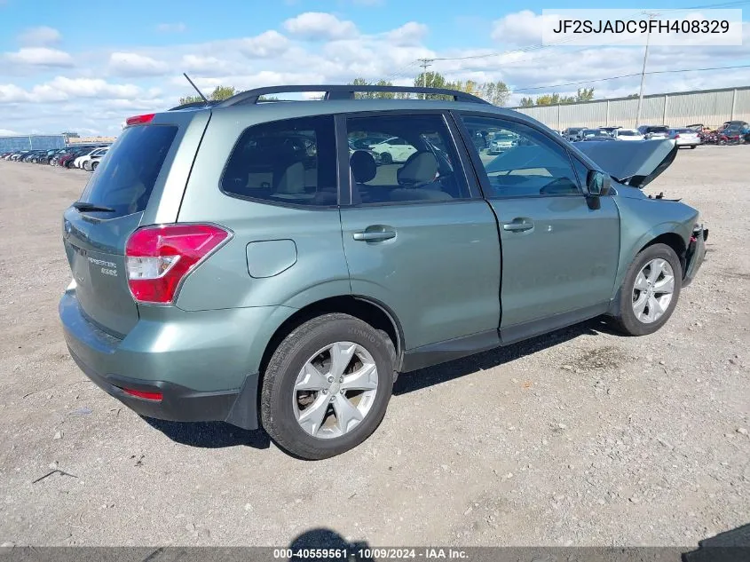 JF2SJADC9FH408329 2015 Subaru Forester 2.5I Premium