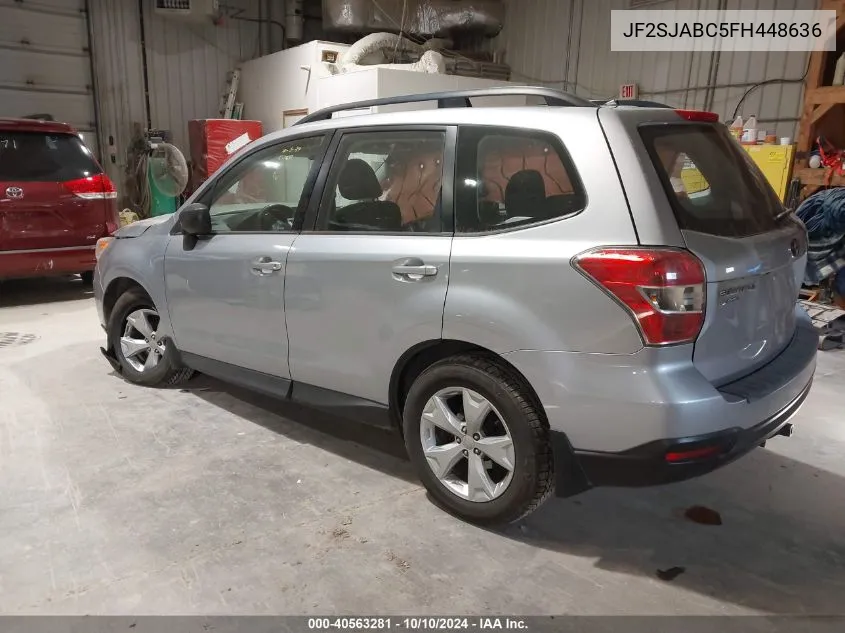 JF2SJABC5FH448636 2015 Subaru Forester 2.5I