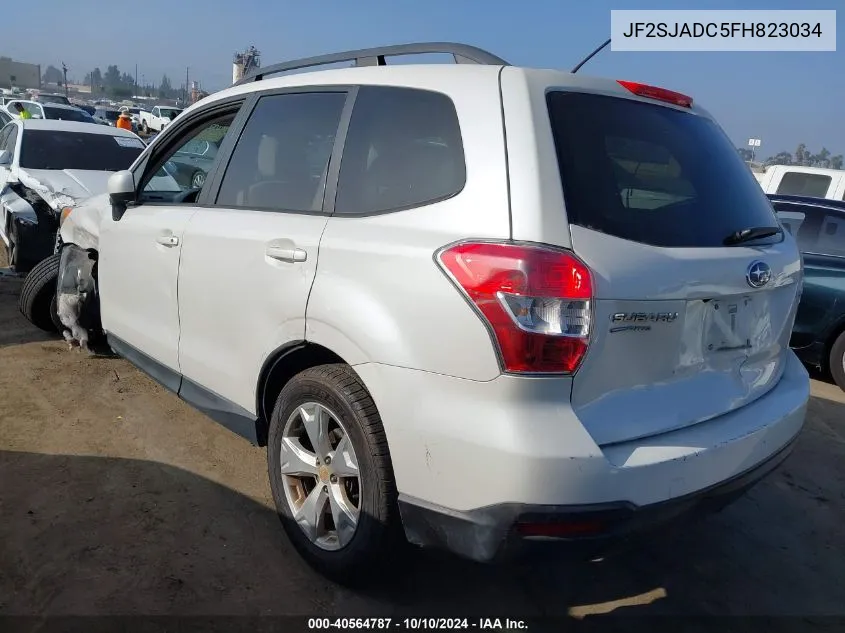 JF2SJADC5FH823034 2015 Subaru Forester 2.5I Premium