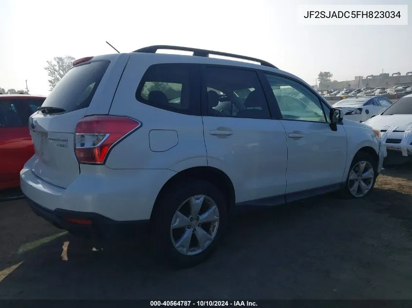 JF2SJADC5FH823034 2015 Subaru Forester 2.5I Premium