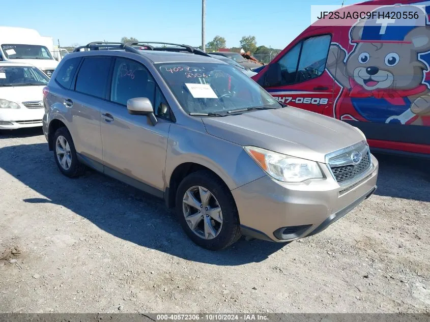 2015 Subaru Forester 2.5I Premium VIN: JF2SJAGC9FH420556 Lot: 40572306