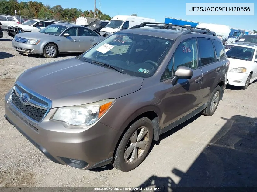 2015 Subaru Forester 2.5I Premium VIN: JF2SJAGC9FH420556 Lot: 40572306